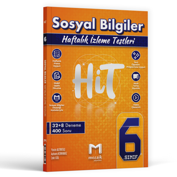6.SINIF MOZAİK HİT 40 LI DENEME SOSYAL - 2025-26